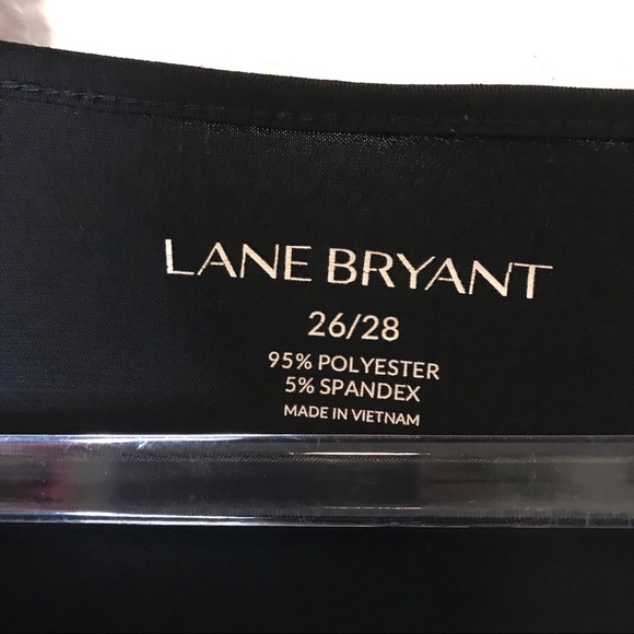 LANE BRYANT black ruched front blouse sz 26/28 - Picture 6 of 6